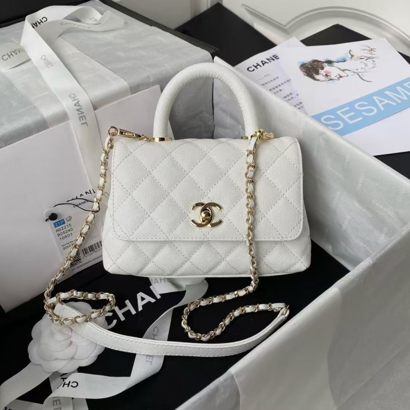 Ch**el top handle bags